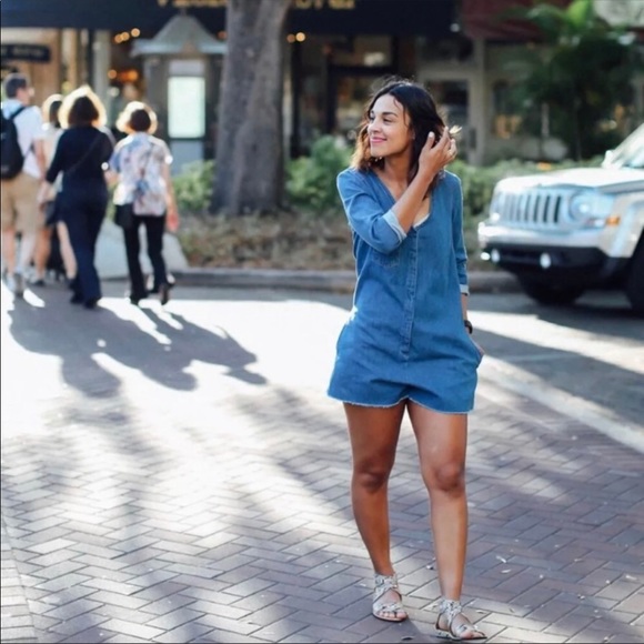 Zara Pants - •Reposh• Denim Zara Romper